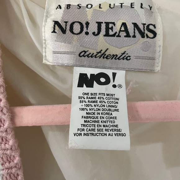 Absolutely NO! Jeans Pink Knit Cardigan - Picture 9 of 9